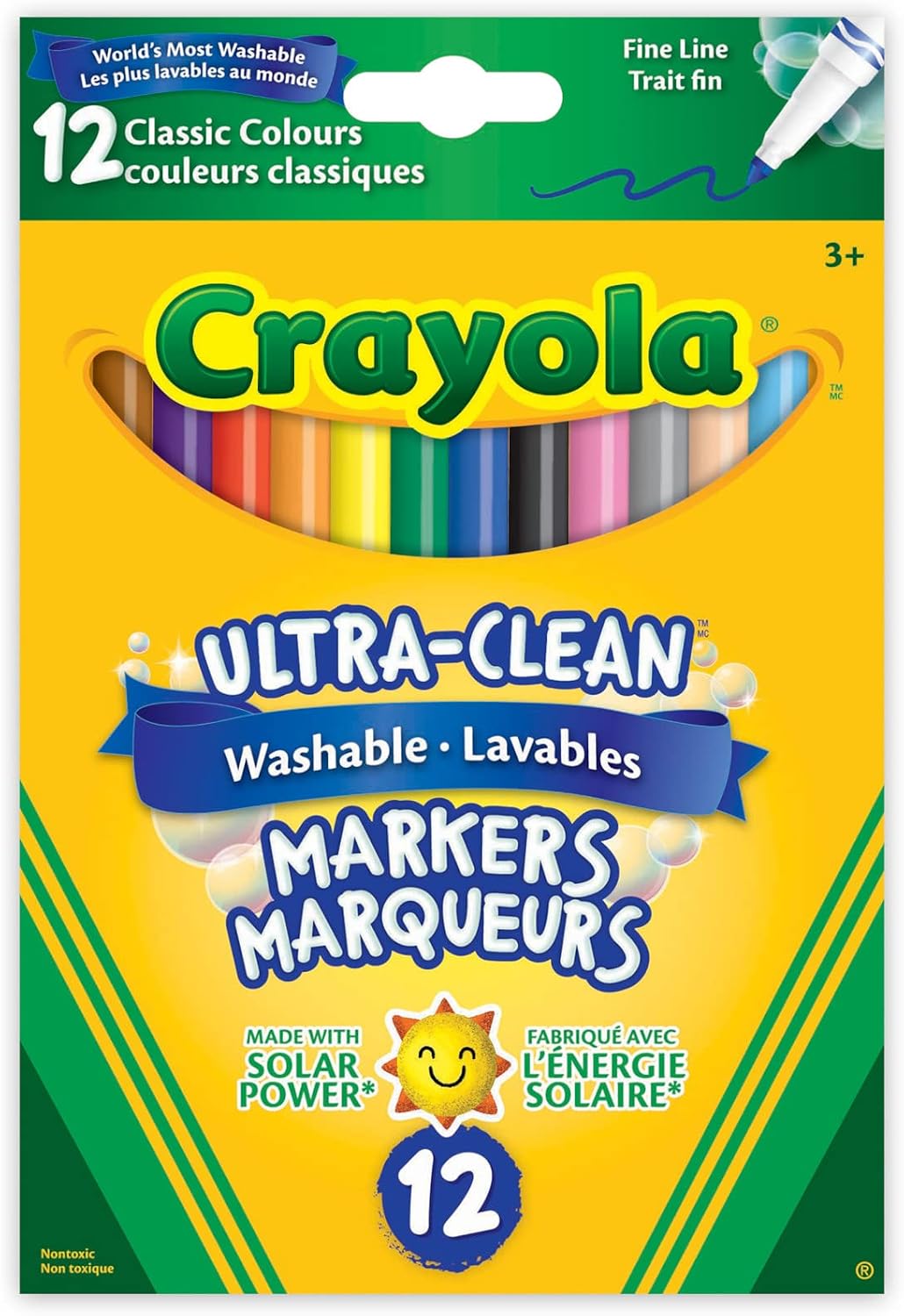 crayola 12-pack fine line markers