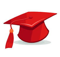red graduation cap