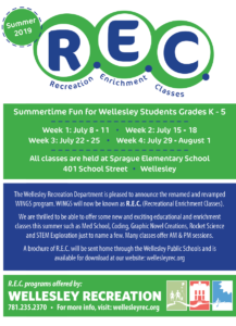 REC Summer Program Brochure Cover