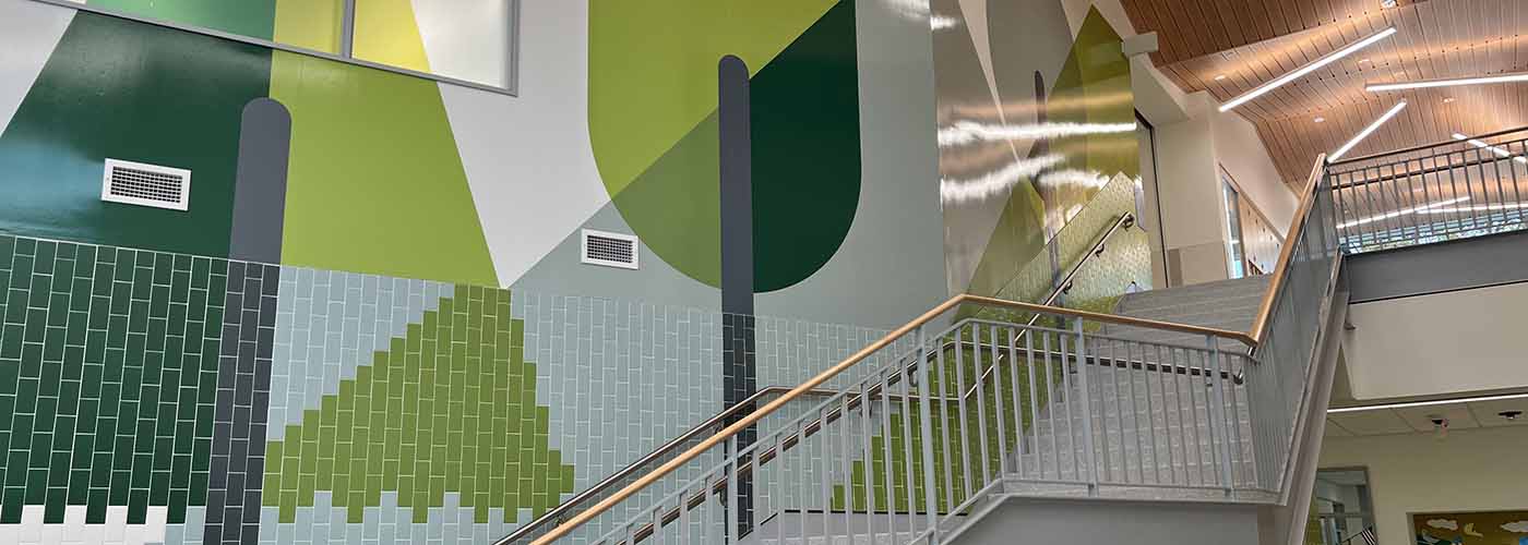 Hardy Elementary School Interior Staircase