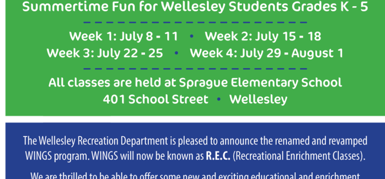 Summer R.E.C. (Recreation Enrichment Classes) Summer R.E.C. (Recreation Enrichment Classes)
