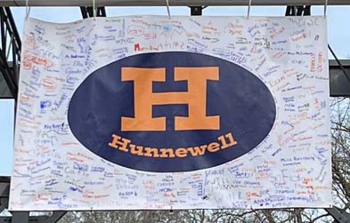 Hunnewell Topping Off Banner