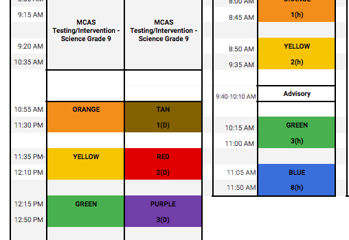 Early Dismissal – Monday and Tuesday Early Dismissal – Monday and Tuesday