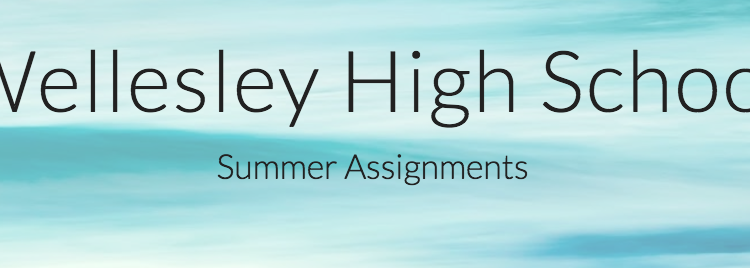 Summer Assignments 2017 Summer Assignments 2017