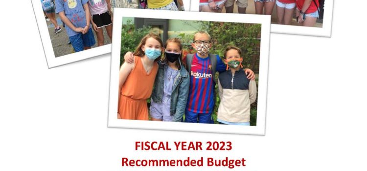 FY23 Recommended Budget Cover